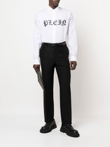 Philipp Plein chemise à logo imprimé - Blanc