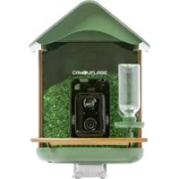 Camouflage Wildcamera 2 Mpix Met voerautomaat, WiFi, Timelapsevideo, Incl. solarlader met Li-ion accu Camouflage