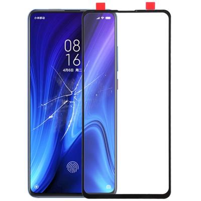 Voorkant scherm buitenste glazen lens voor Xiaomi 9T/Redmi K20 (zwart)