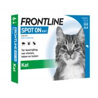 Frontline spot-on anti-vlooienmiddel voor de kat 3 pipetten - thumbnail