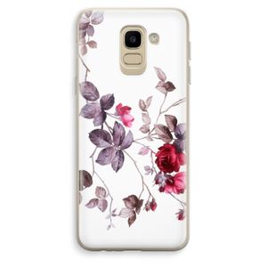 Mooie bloemen: Samsung Galaxy J6 (2018) Transparant Hoesje