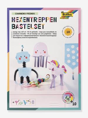 Doe-het-zelf kit "magische trappen", 10 figuurtjes CHARMING FRIENDS FOLIA meerkleurig