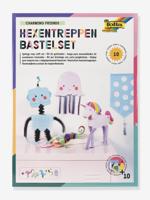 Doe-het-zelf kit "magische trappen", 10 figuurtjes CHARMING FRIENDS FOLIA meerkleurig