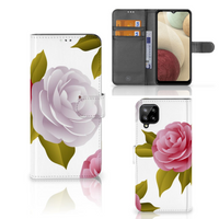 Samsung Galaxy A12 Hoesje Roses - thumbnail