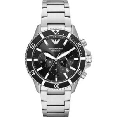 Emporio Armani AR11360 Herenhorloge 43 mm - Zilverkleurig