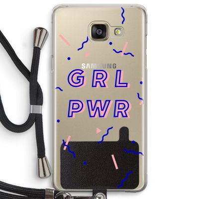 GRL PWR: Samsung Galaxy A5 (2016) Transparant Hoesje met koord