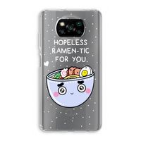 I'm A Hopeless Ramen-Tic For You: Xiaomi Poco X3 NFC Transparant Hoesje