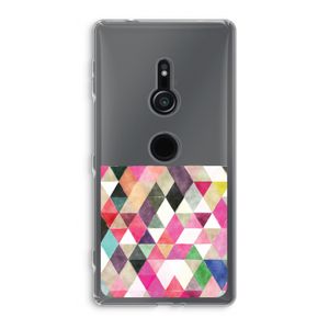Gekleurde driehoekjes: Sony Xperia XZ2 Transparant Hoesje
