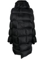 Rick Owens quilted hooded jacket - Noir - thumbnail