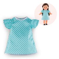 Ma Corolle Poppenjurk Glitter Mintblauw - 36 cm
