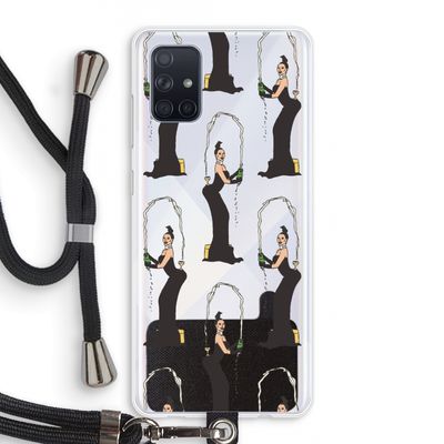 Pop Some Kim: Samsung Galaxy A71 Transparant Hoesje met koord