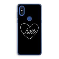 Best heart black: Xiaomi Mi Mix 3 Transparant Hoesje