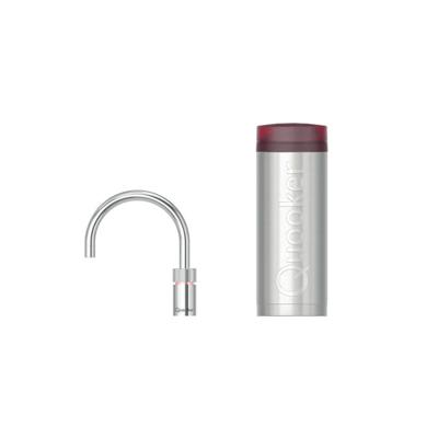 Quooker Nordic Round Kokendwaterkraan (Single Tap) Set - Kokend Water - RVS - met COMBI+ Reservoir