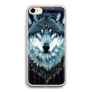 Darkness Wolf: iPhone 7 Transparant Hoesje