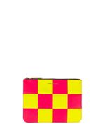 Comme Des Garçons Wallet pochette Fluo Square à fermeture zippée - Jaune