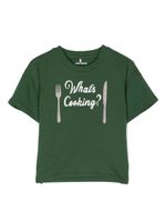 Mini Rodini t-shirt à imprimé What's Cooking - Vert