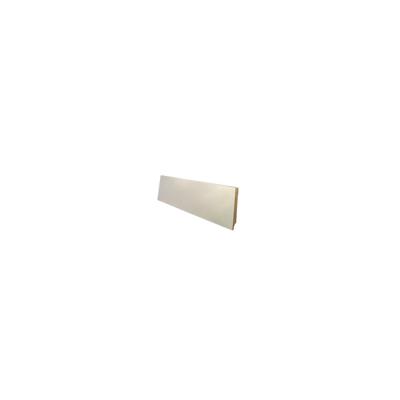 Hoekplint RAL9010 Voorgelakt 120x12mm - lengte 244cm