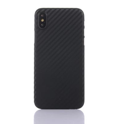 Carbon Fiber Ultrathin PP beschermhoes voor iPhone XR (zwart)