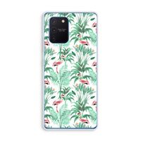 Flamingo bladeren: Samsung Galaxy Note 10 Lite Transparant Hoesje