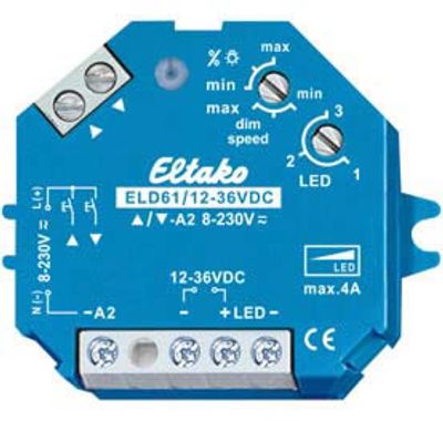 LED dimmer Eltako ELD61 12V tot 36V