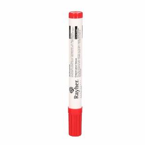 Rayher hobby textielstift - dikke punt - rood - 2-4 mm - Tekenen/knutselen