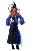 Tovenaarsdame sterren blauw