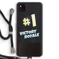 Victory Royale: Pixel 4a 5G Transparant Hoesje met koord