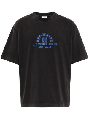 Off-White T-shirt met logoprint - Grijs Off-White T-shirt met logoprint - Grijs