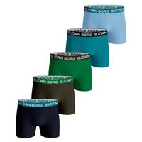 Bjorn Borg boxershorts Boys 5-pack groen-blauw