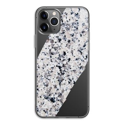 Gespikkelde marmer: iPhone 11 Pro Transparant Hoesje