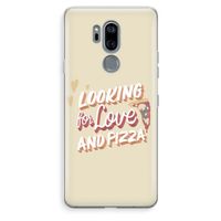 Pizza is the answer: LG G7 Thinq Transparant Hoesje