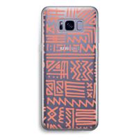 Marrakech Pink: Samsung Galaxy S8 Plus Transparant Hoesje - thumbnail