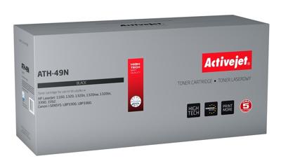 Activejet tonercartridge ATH-49N (vervanging HP 49A Q5949A, Canon CRG-708; Supreme; 3200 pagina's; zwart)