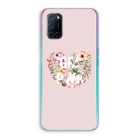 GRL PWR Flower: Oppo A72 Transparant Hoesje