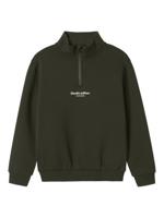 Name it winter sweater jongens - groen - regular fit, zip - NkmBrody