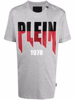 Philipp Plein t-shirt à logo imprimé - Gris