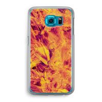 Eternal Fire: Samsung Galaxy S6 Transparant Hoesje