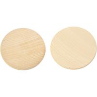 Creativ Company Houten knopen, d 50 mm, dikte 10 mm, 50 stuk/ 1 doos Creativ Company Houten knopen, d 50 mm, dikte 10 mm, 50 stuk/ 1 doos