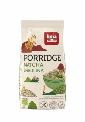 Lima Porridge express matcha spirulina bio