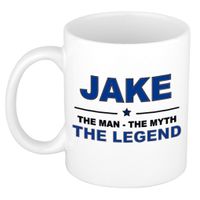 Jake The man, The myth the legend collega kado mokken/bekers 300 ml