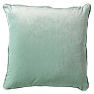 Dutch Decor - FINN - Sierkussen 45x45 cm - velvet - effen kleur - Jadeite - lichtgroen