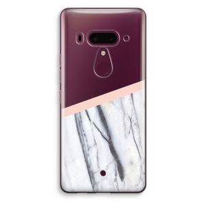 A touch of peach: HTC U12+ Transparant Hoesje