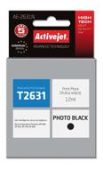 Activejet AE-2631N inkt (vervanging Epson 26 T2631; Supreme; 12 ml; zwart)