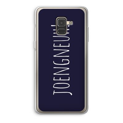 Joengneuh!: Samsung Galaxy A8 (2018) Transparant Hoesje