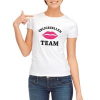 Vrijgezellenfeest Team t-shirt wit dames - thumbnail