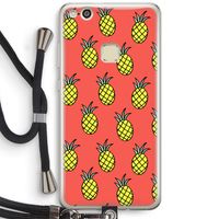 Ananas: Huawei Ascend P10 Lite Transparant Hoesje met koord