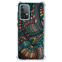 Samsung Galaxy A52 4G/5G Doorzichtige Silicone Hoesje Aztec