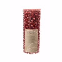 Ambiance Christmas kerstversiering kralenketting rood