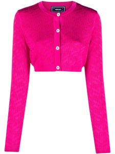 Versace cardigan Medusa La Greca crop - Rose