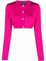 Versace cardigan Medusa La Greca crop - Rose - thumbnail